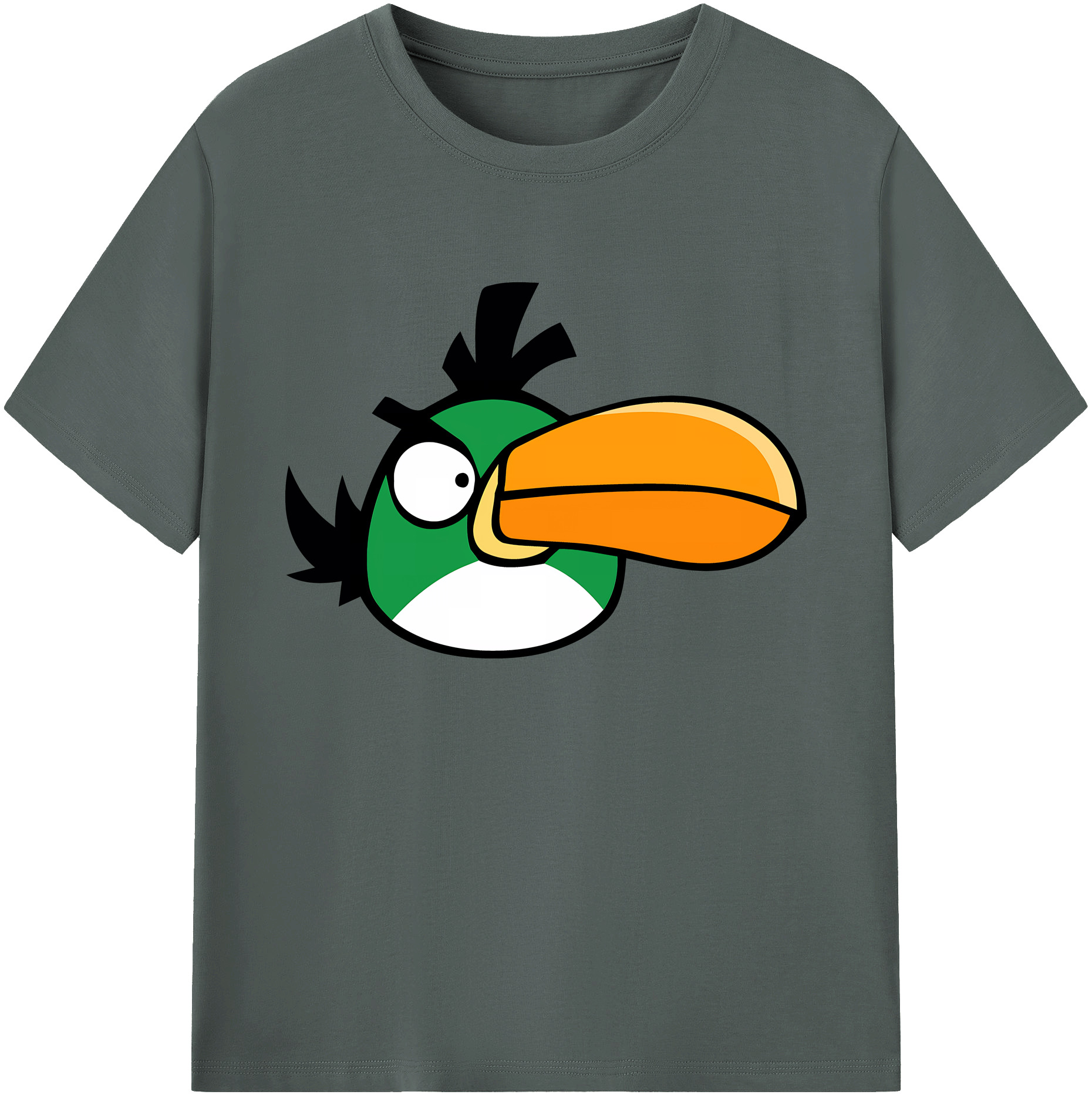 （画像用） Angry Birds アングリーバード 綿100％ メンズ半袖Tシャツ｜肌触りやわらか＆通気性